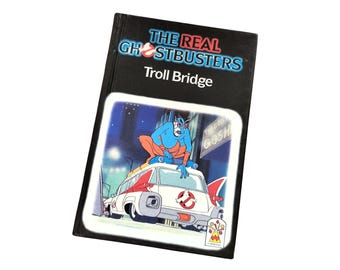 The Real Ghostbusters: Troll Bridge - Vintage Book from 1988 - RARE Retro Hardback - 1st Edition