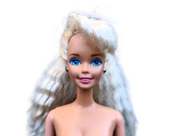 Vintage 1994 Bubble Angel Barbie Doll - Retro 90's Barbie Doll - Blonde Hair Blue Eyes Mattel