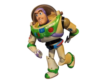 Muñeco parlante vintage de Buzz Lightyear – Figura de acción de Toy Story de Hasbro, 2001