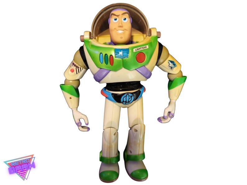 Vintage Buzz Lightyear Talking Doll – 2001 Hasbro Toy Story Action Figure image 2