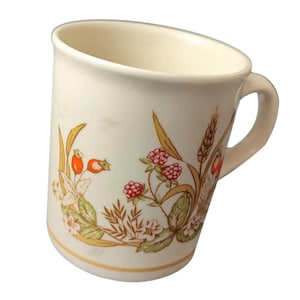 Vintage Berries & Corn Coffee Mug / Tea Cup - Retro Mugs - Made in England