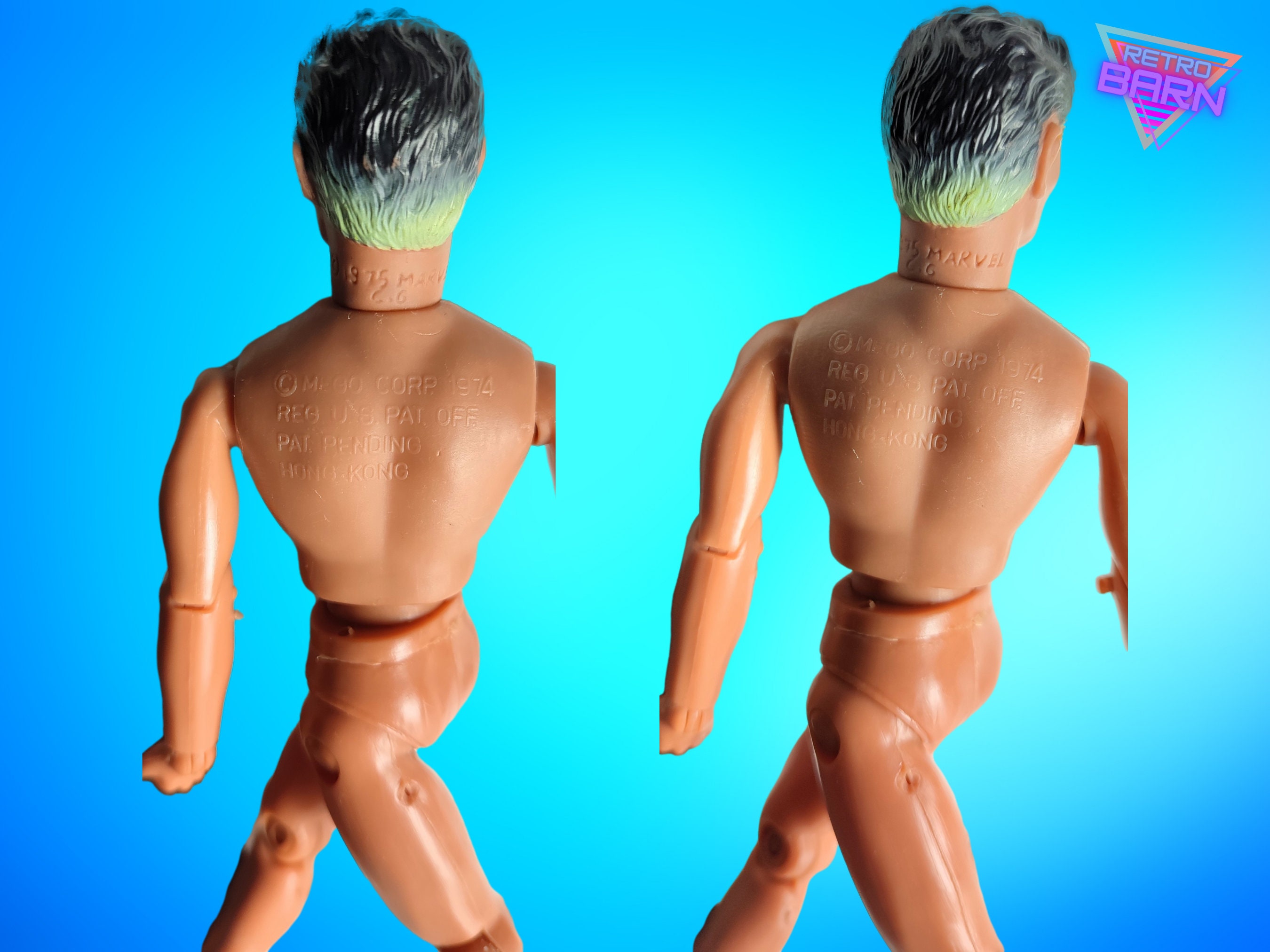 Figurine Articulée Mr Fantastic Mego 1975 - Vintage, Collection, état D'usage