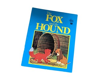 Walt Disney's The Fox and the Hound (1982) – RARE Vintage Disney Paperback - UK Edition