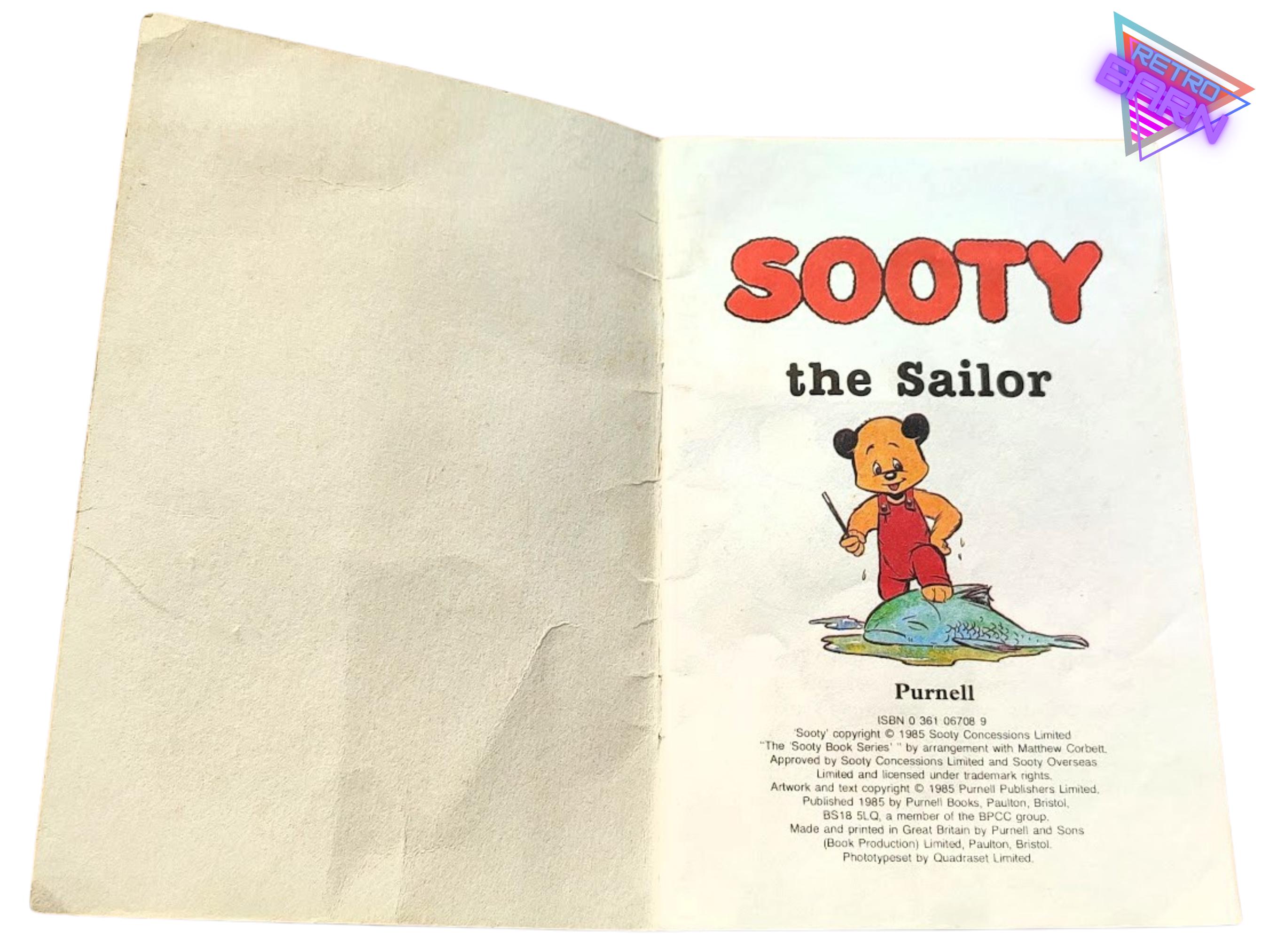 Sooty the Sailor – Vintage 1985 Purnell Mini Paperback | Classic
