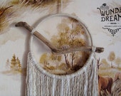 Nascha, Minimal Boho Dreamcatcher with Driftwood