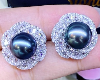 Orecchini Di Perle Rotonde Perfette AAAAA 12 - Foto 7