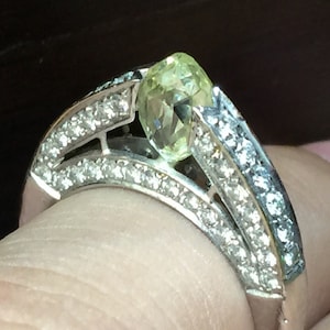Genuine 1.80cts. Old Cut Diamond Engagement ring handmade 18K solid gold vintage one of a kind
