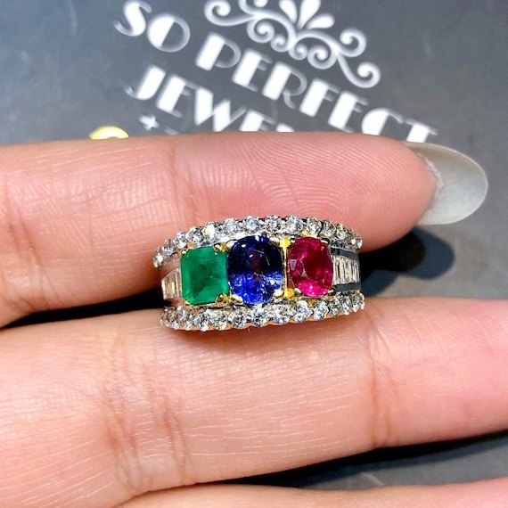 Ruby clearance sapphire diamond