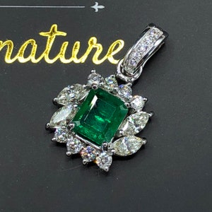 ENORMOUS! 48.45TCW Emerald & Diamonds 18K Solid White Gold ENORMOUS! 48.45TCW Emerald & Diamonds 18K Solid White Gold