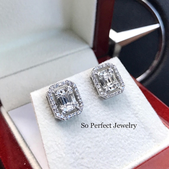 Illusion emerald cut diamond hot sale