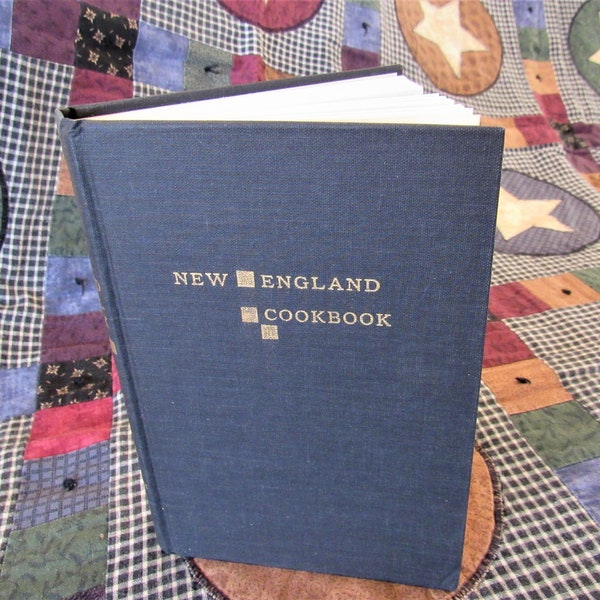 1954 New England Cookbook, Vintage Hard Cover Recipe & Story Book, 236 Pages, By Eleanor Early, Colonial Times, Recipes of Our Grandmothers