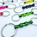 Bicycle Chain Bike Keychain Keyring Key Fobs Gift for Cyclist Bicycle Rider made from Upcycled Bike Chain Parts Tour Cyclist Secret Santa 