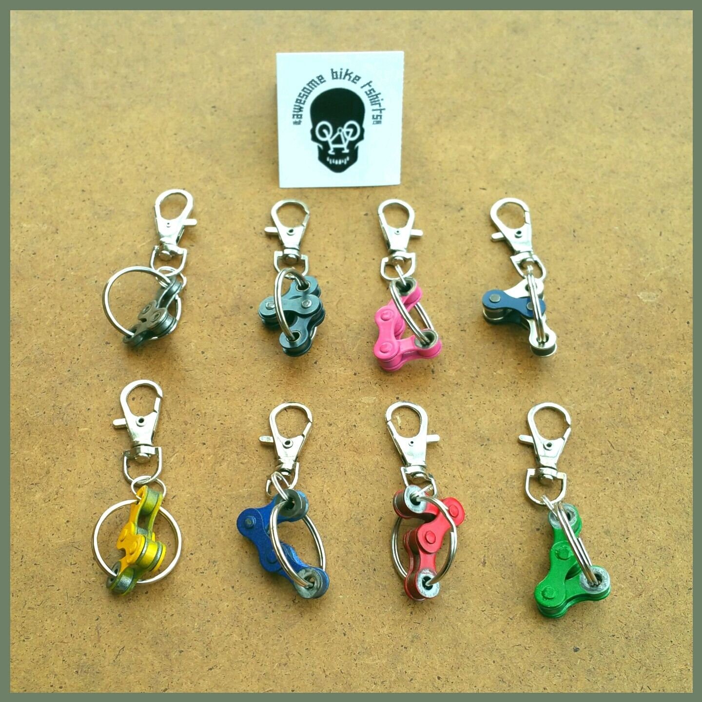 Fidget Keyring Bicycle Chain Keychains es un gran regalo Será Etsy México
