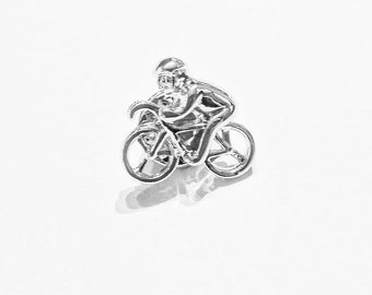 Bicycle Pin Badge Gift Bike Gift Idea for Cycling Cyclist on a bike badge. Perfect present Cycle Road