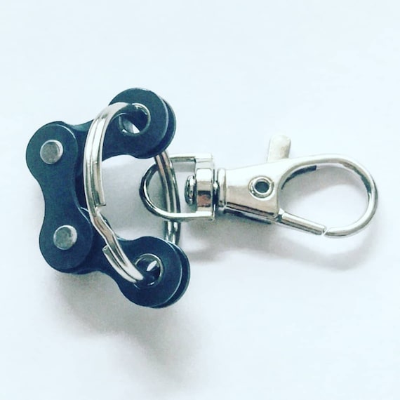 Fidget Keyring Bicycle Chain keychains make a great gift Will be loved by any Cyclist Bike Rider Punk Industrial