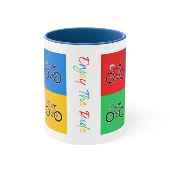 Bike Rider Coffee Mug Present - Lovely Christmas or Birthday Present for Bike Bicycle Cycle Rider Roadie or Mountain Biker Touring Camping