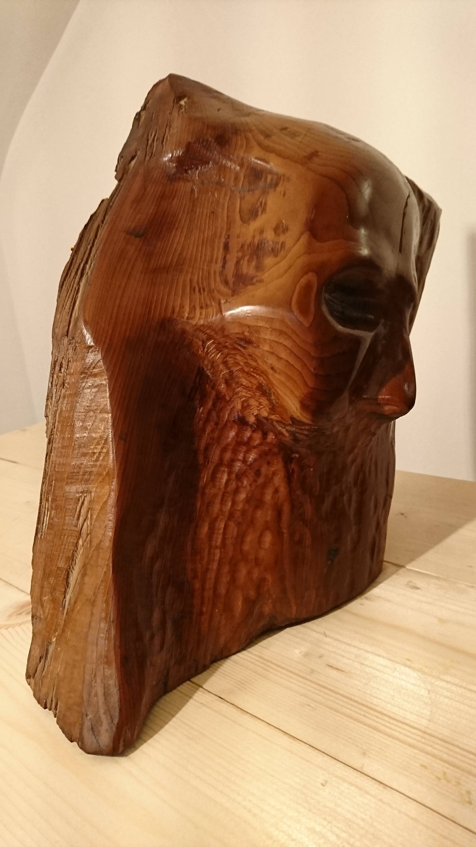 Unique Irish Bog Pine Carved Wood Sculpture Rare Hardwood Etsy