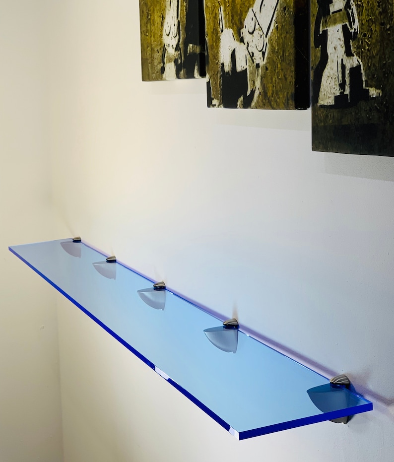 Perspex/Acrylic Coloured Shelves Blue Neon for Interiors Etsy