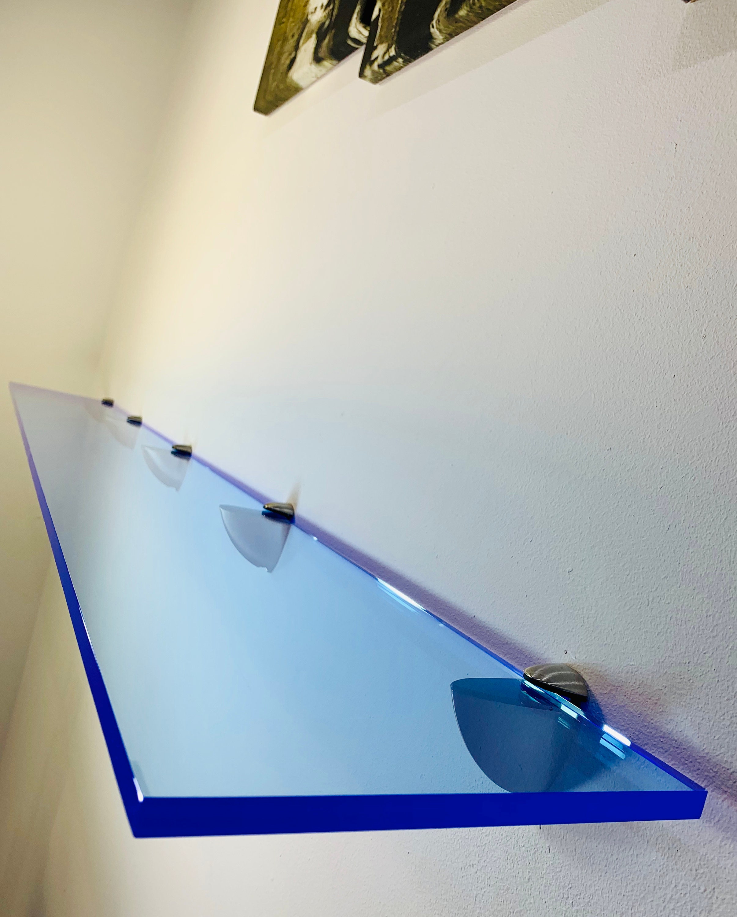 Perspex/acrylic Coloured Shelves Blue Neon for Interiors Etsy UK