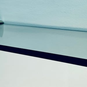 Perspex/Acrylic Coloured Shelves - Light Grey Tint for Interiors