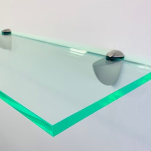 Perspex/Acrylic Coloured Shelves - Glass Edge Effect for Interiors