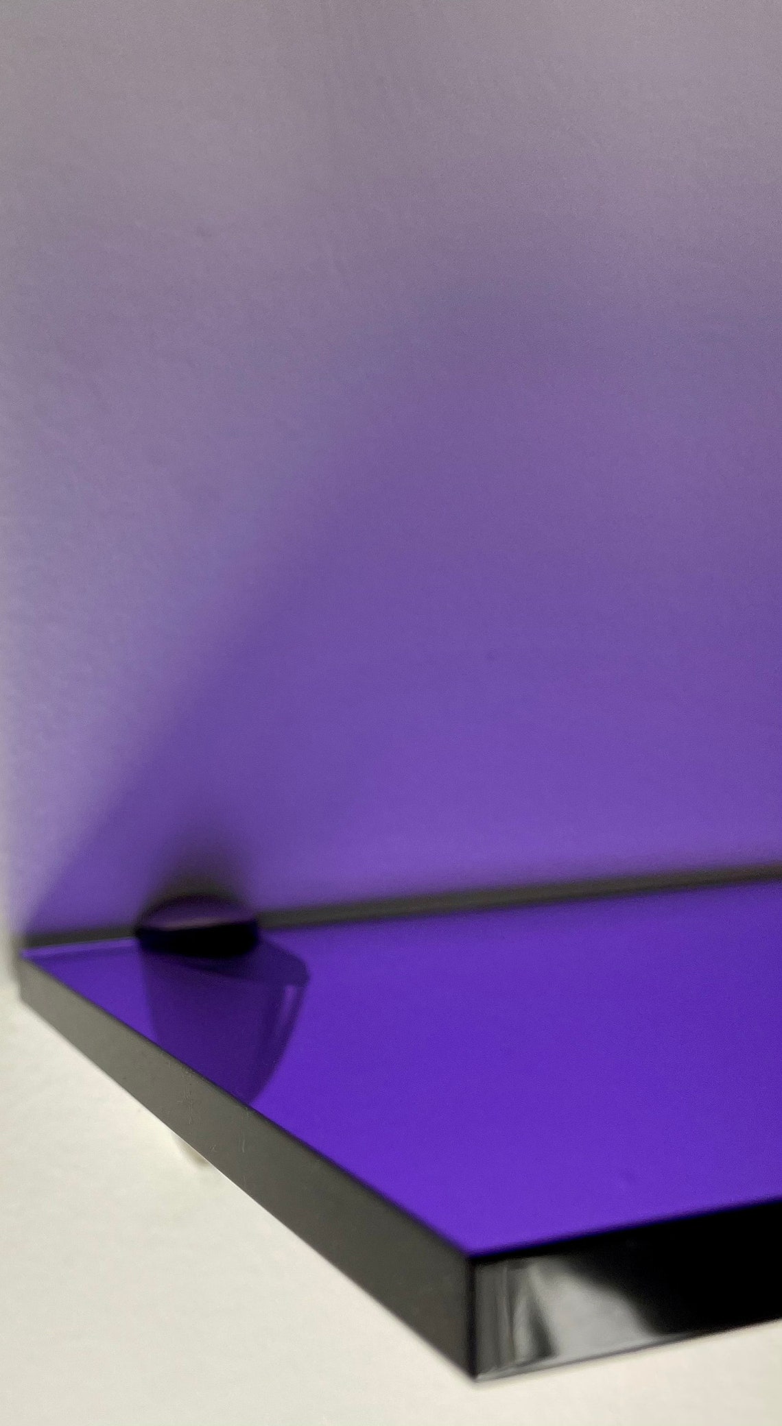 Perspex/acrylic Coloured Shelves Velvet Purple Neon for Etsy UK