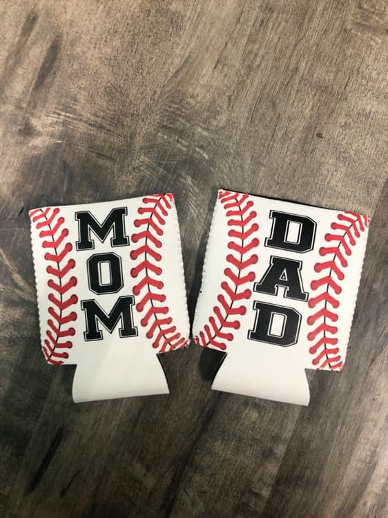 Baseball Can Coolers Baseball Koozies Sports Cozies Etsy