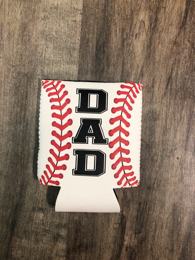 Baseball Can Coolers Baseball Koozies Sports Cozies Etsy