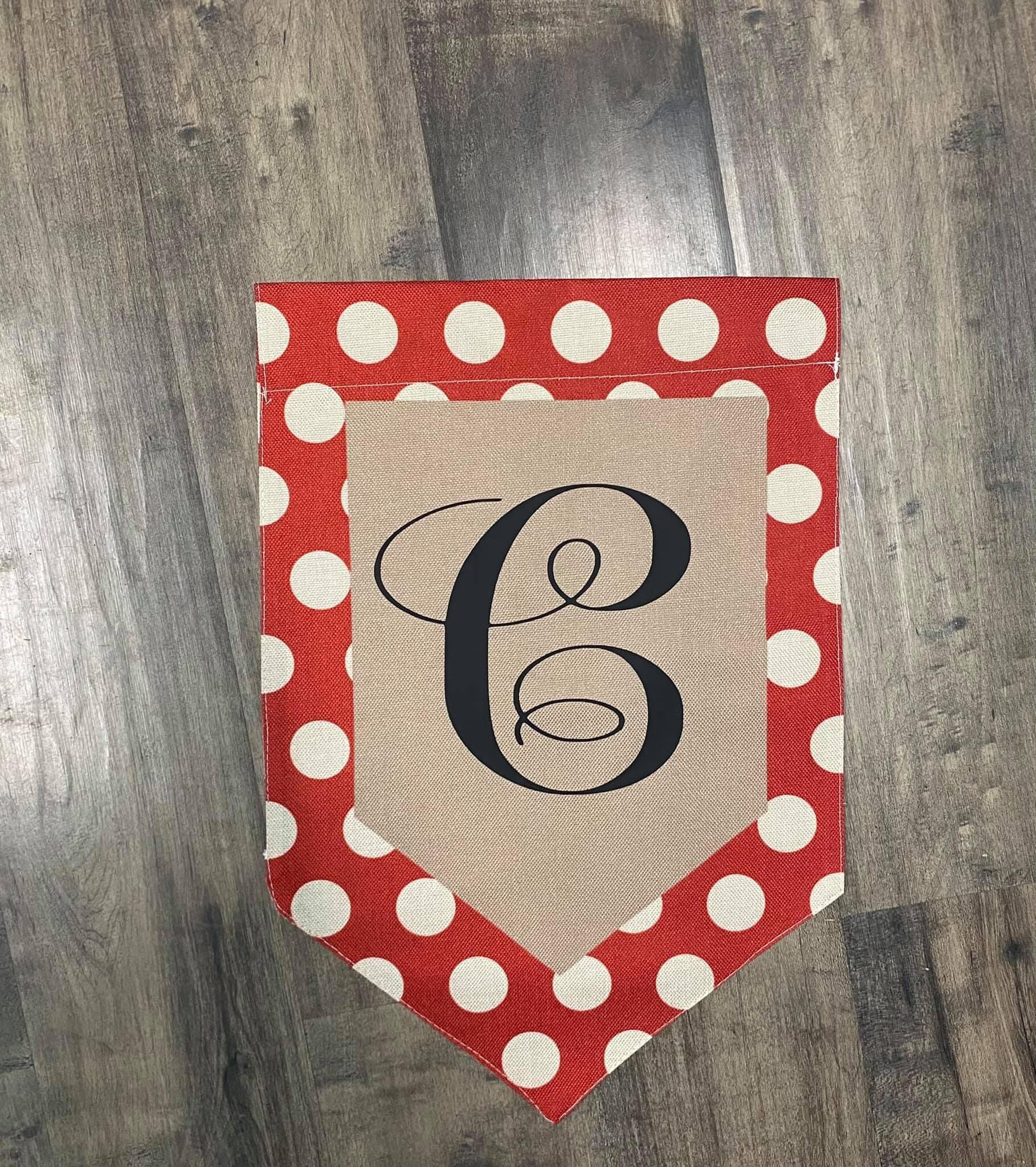 Bandera del jardín rojo / Bandera del jardín del día de San | Etsy