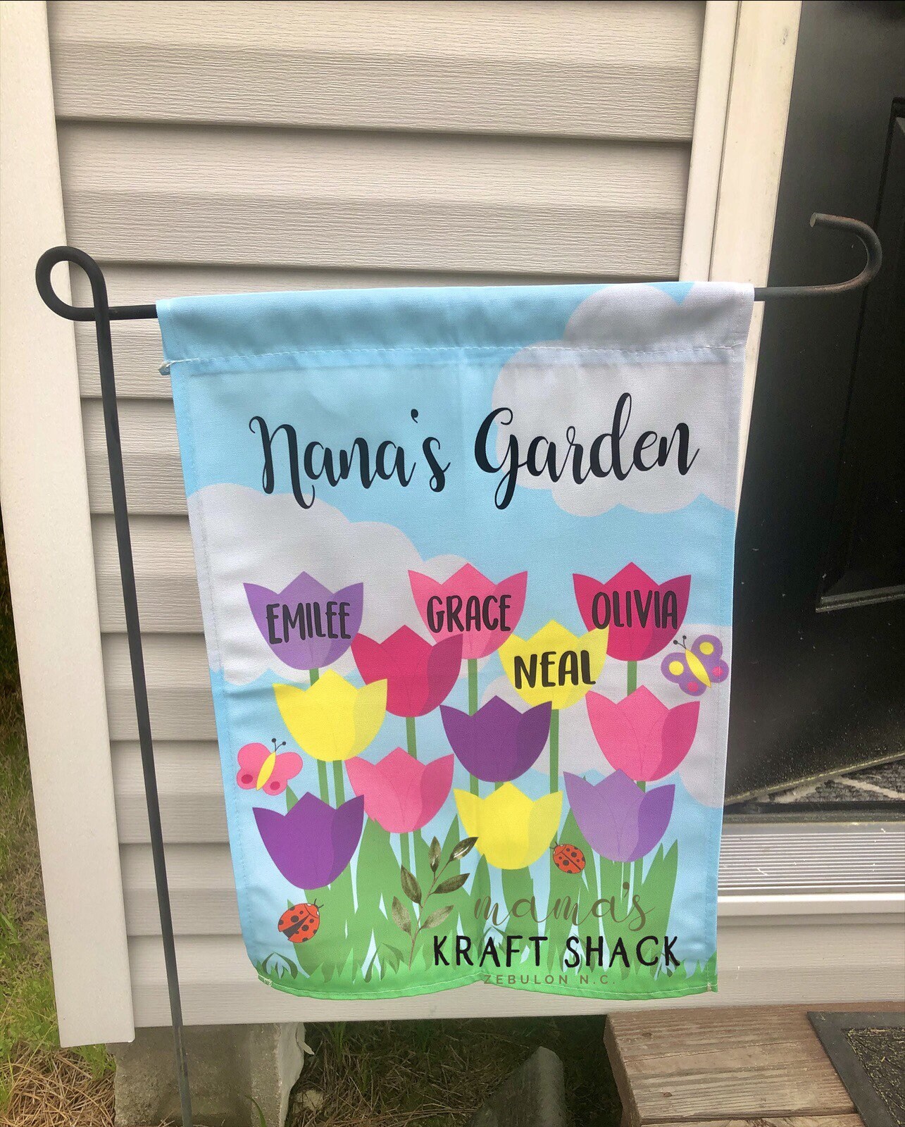 Yart Names Personalized Yard Flags | Custom Names Garden Flag | Personalized Flags ...