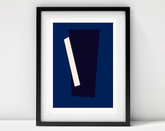 Untitled(Blue) - Archival Quality Giclee Print A4/ A3