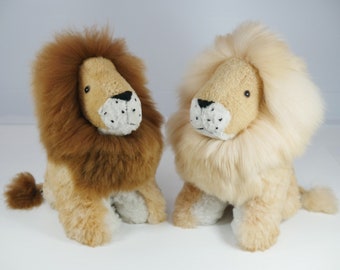 Lion Soft Toys, Alpaca Toys made in Peru, Handmade, Collectible