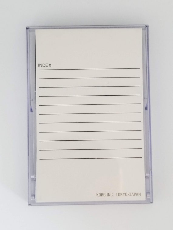 Korg Memory Card RAM 256kb MCR-03 Plastic Case - Etsy Canada