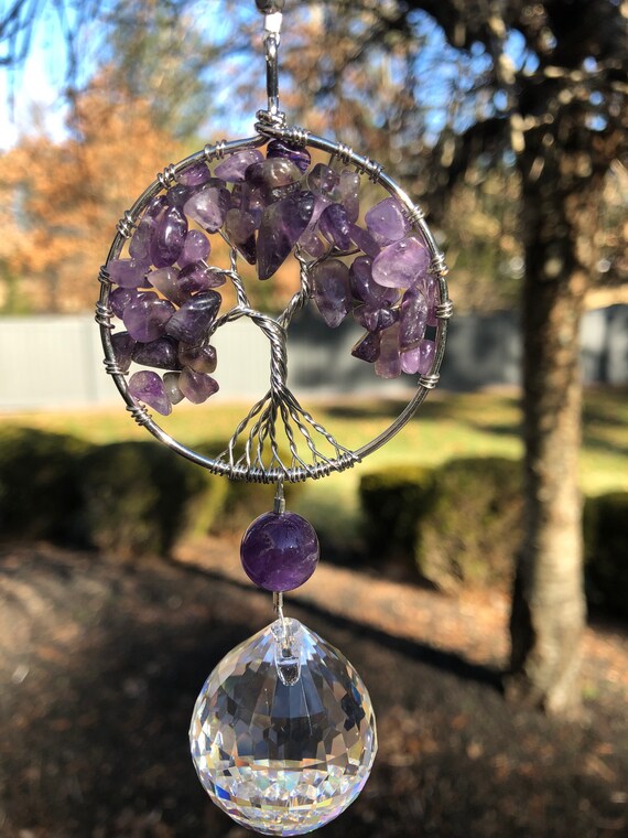 Amethyst Tree Suncatcher Amethyst Tree Suncatcher