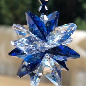 Star Burst Crystal Suncatcher, Car Suncatcher, Rainbow Maker, Swarovski Hanging Crystal, Rear View Mirror Crystal, Car Ornament, Prism