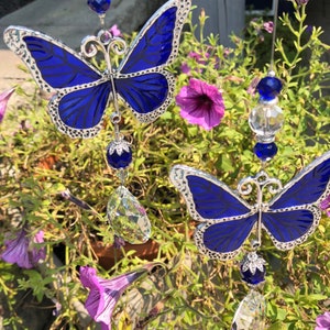 Butterfly Crystal Suncatcher, Rainbow Maker for Window, Hanging Crystal, Prism Suncatcher, Window Prism, Crystal Suncatcher,