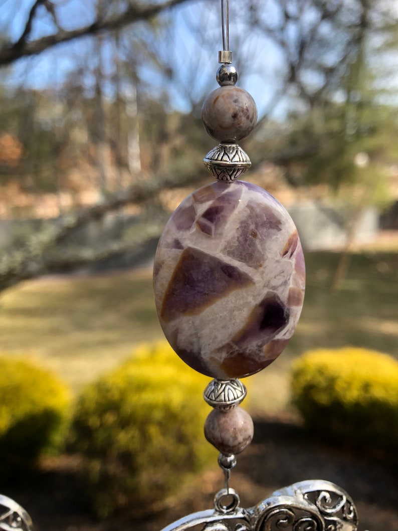 Elephant Crystal Suncatcher for Windows Amethyst Natural - Etsy