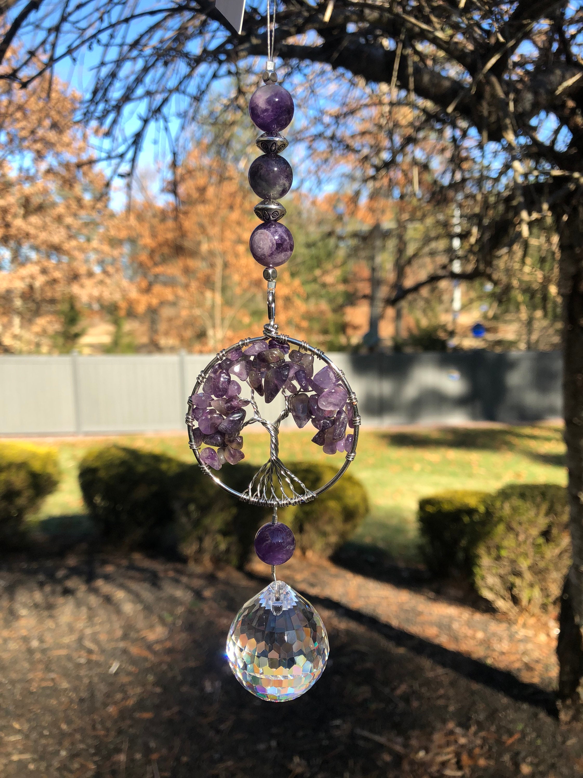 Amethyst Tree Suncatcher Amethyst Tree Suncatcher