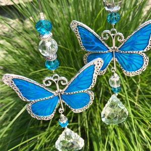 Butterfly Crystal Suncatcher, Rainbow Maker for Window, Hanging Crystal, Prism Suncatcher, Window Prism, Crystal Suncatcher,