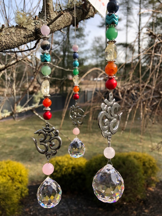 Attrape-Soleil En Cristal Arbre De Vie, Attrape-Soleil 7 Chakras