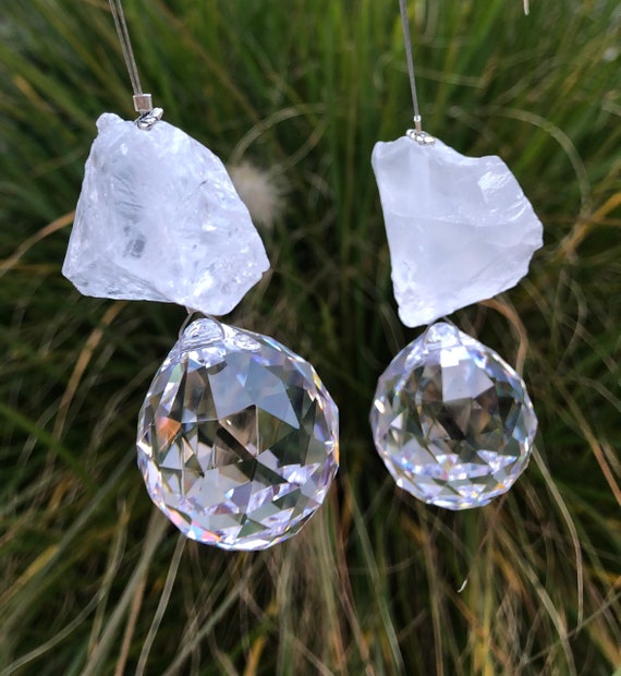 Capteur de soleil en cristal de quartz clair, fabricant d'arc-en