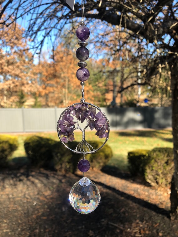 Amethyst Tree Suncatcher Amethyst Tree Suncatcher