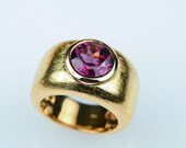 Rhodolite ring Rosé gold