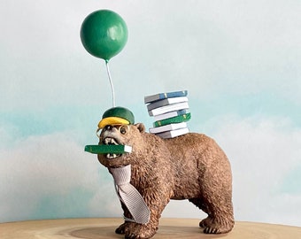 Baylor Bears Gift Baylor University Mascot Bear Cake Topper Animal Cake Topper Birthday Baylor Graduation Gift