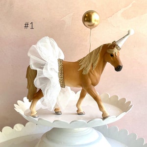 Horse Cake Topper / Cowgirl Party Decor #1 all tan