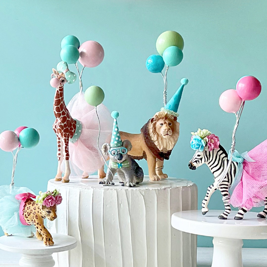 Party Animal Cake Toppers
 Party Animal Cake Toppers for Safari Birthday Parties Etsy