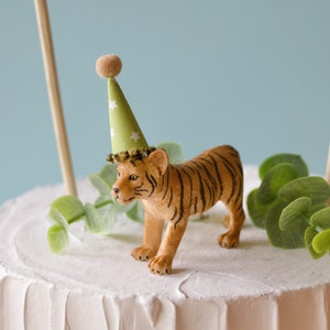 Tiger Birthday Decorations / Tiger Cake Topper / Big Cat baby tiger