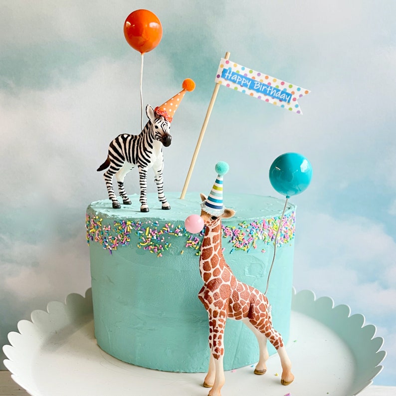 Party Animal Cake Toppers
 Party Animal Cake Toppers Made to Match Party Animal Etsy