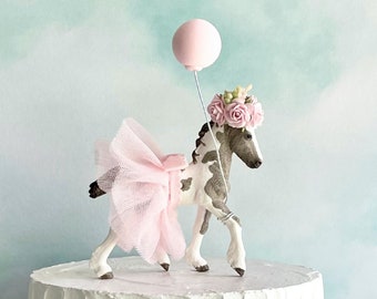 Horse Cake Topper for a Girl's Western Birthday