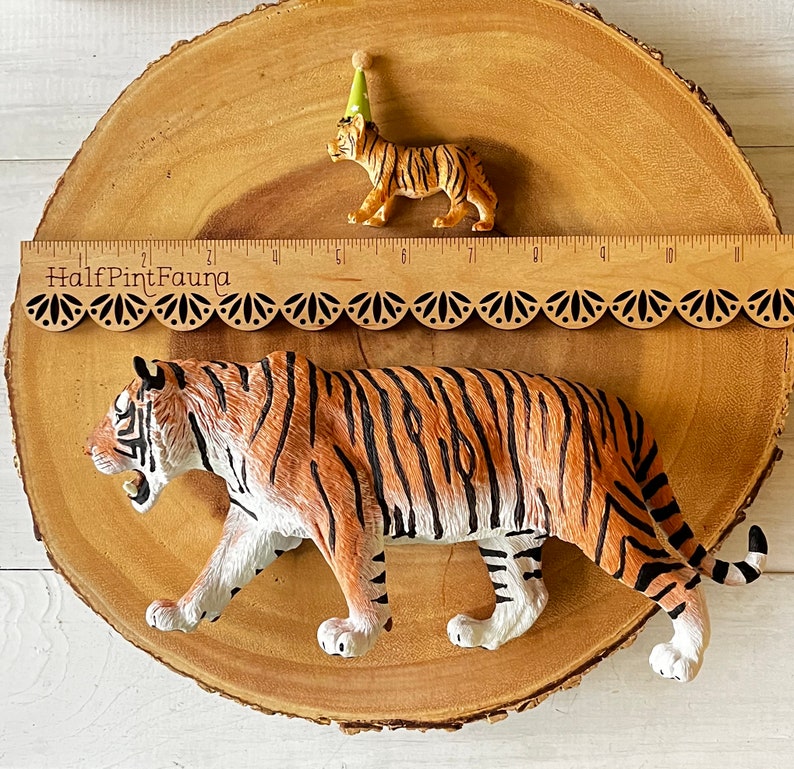 Tiger Birthday Decorations / Tiger Cake Topper / Big Cat image 5